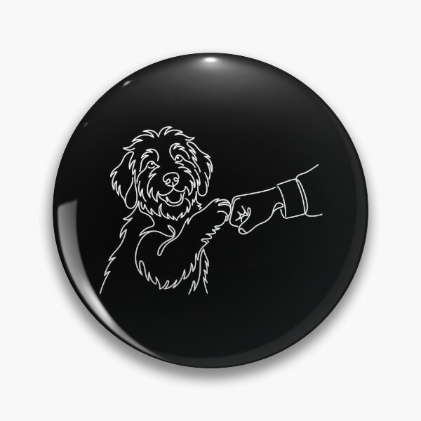 Item preview, Minimalist Dog Fist Bump Line designed and sold by GiaoCalonas.