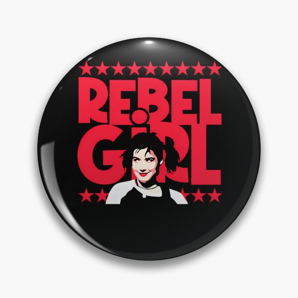 Item preview, Female Portrait Silhouette Over Red Block Letters designed and sold by zo3bi.