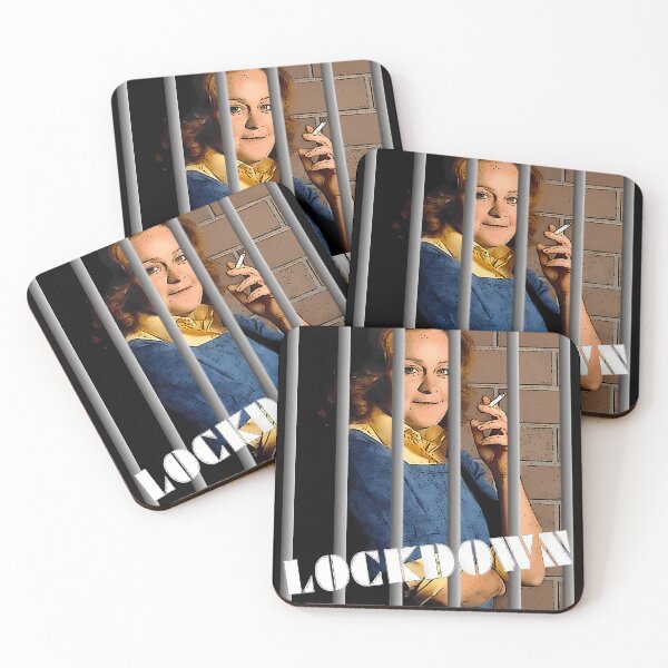 Item preview, Woman Smoking Behind Prison Bars Above designed and sold by zo3bi.