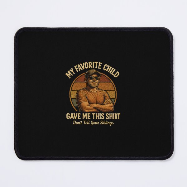 Item preview, My Favorite Child Gave Me This – Funny Retro Vintage Dad Design Funny Father's Day Gift designed and sold by SpitfireDesign.
