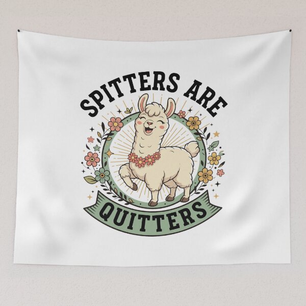 Item preview, Inappropriate Funny Meme Spitters are Quitters Adult Humor designed and sold by hugoinkcoast.