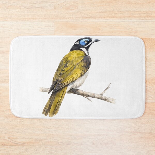 Item preview, Blue-faced Honeyeater Watercolour Illustration designed and sold by Jaruart.
