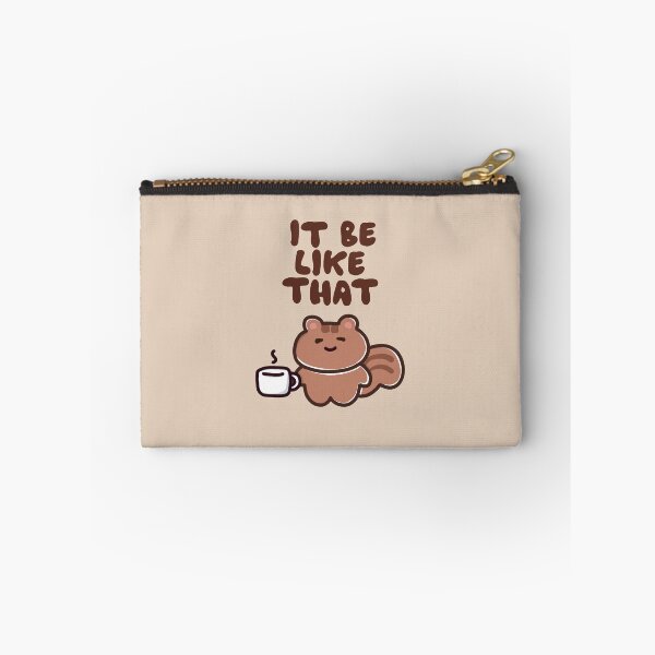 Item preview, Hand Drawn Cute Squirrel Doodle Funny Quote – It Be Like That designed and sold by lazypencil.art.