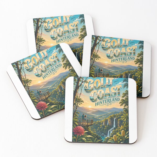 Item preview, Gold Coast Hinterland Waterfalls Tamborine Mountain Springbrook Queensland designed and sold by Aryabek.