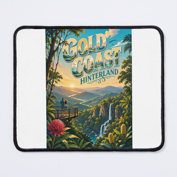 Item preview, Gold Coast Hinterland Waterfalls Tamborine Mountain Springbrook Queensland designed and sold by Aryabek.