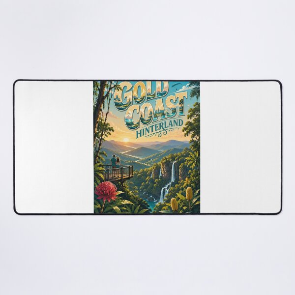 Item preview, Gold Coast Hinterland Waterfalls Tamborine Mountain Springbrook Queensland designed and sold by Aryabek.