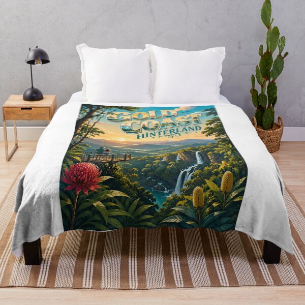 Item preview, Gold Coast Hinterland Waterfalls Tamborine Mountain Springbrook Queensland designed and sold by Aryabek.