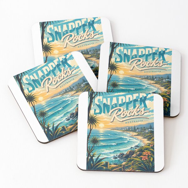 Item preview, Snapper Rocks Coolangatta Gold Coast Surf Break Queensland Australia designed and sold by Aryabek.