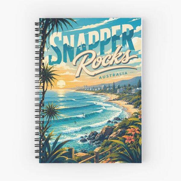 Item preview, Snapper Rocks Coolangatta Gold Coast Surf Break Queensland Australia designed and sold by Aryabek.