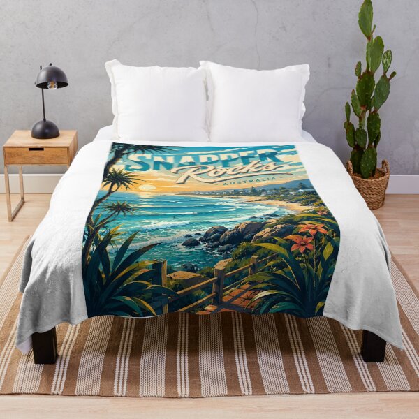 Item preview, Snapper Rocks Coolangatta Gold Coast Surf Break Queensland Australia designed and sold by Aryabek.