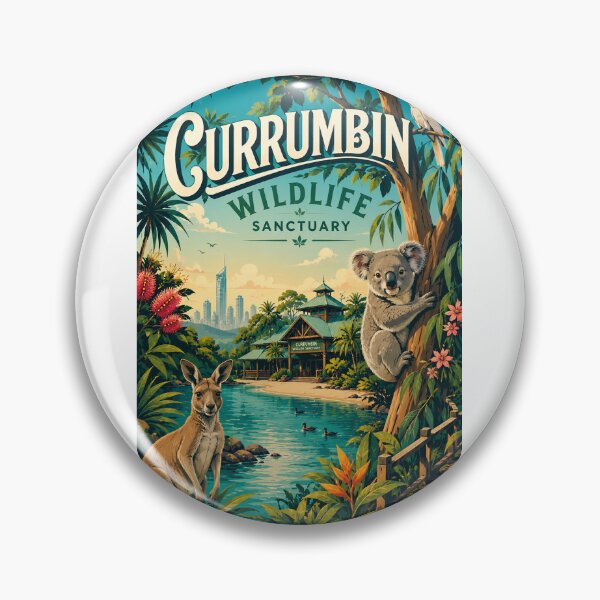 Item preview, Currumbin Wildlife Sanctuary Gold Coast Queensland Koala and Kangaroo designed and sold by Aryabek.