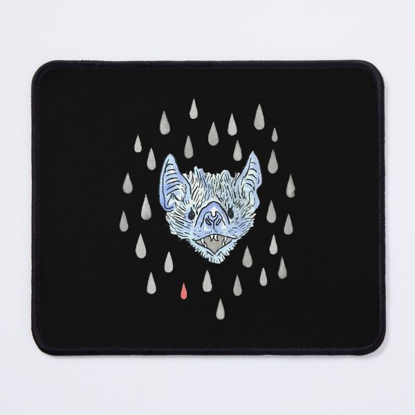 Item preview, Inky Bat Spooky Cute Gothic Vampire Raindrops Art designed and sold by Lexalion.