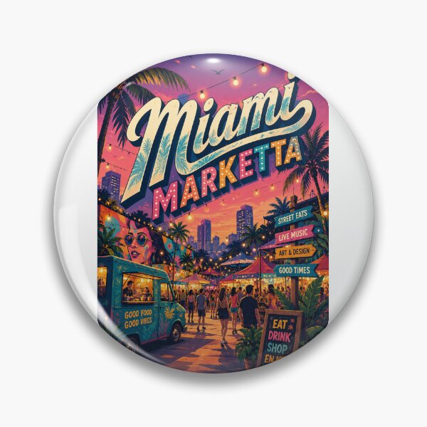 Item preview, Miami Marketta Gold Coast Night Markets Queensland Australia designed and sold by Aryabek.