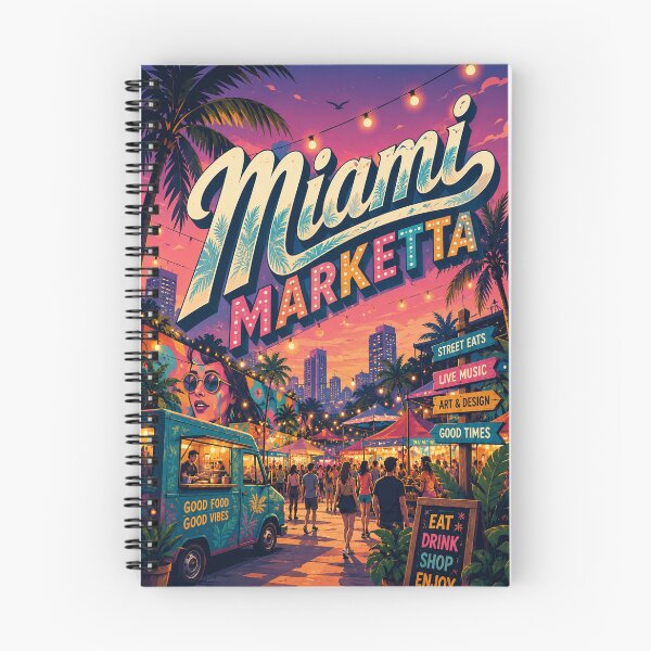 Item preview, Miami Marketta Gold Coast Night Markets Queensland Australia designed and sold by Aryabek.