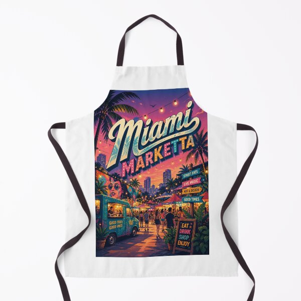 Item preview, Miami Marketta Gold Coast Night Markets Queensland Australia designed and sold by Aryabek.