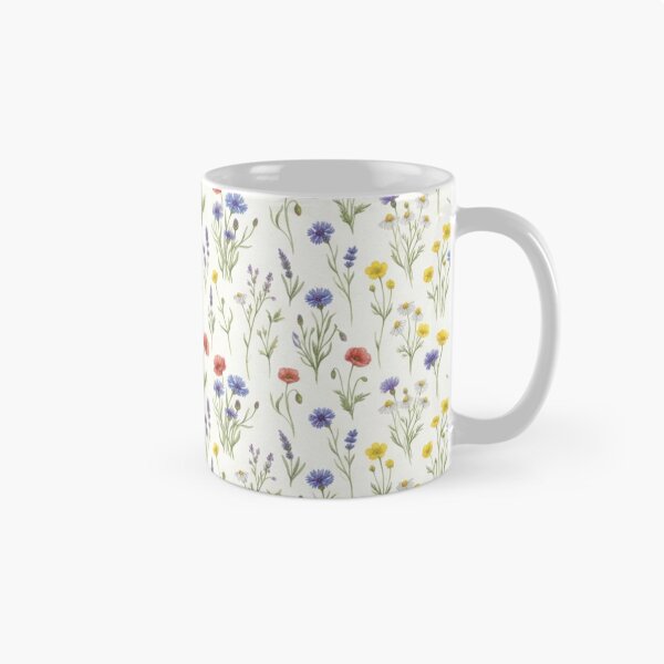 Item preview, Watercolor Wildflower Seamless Pattern - Cottagecore Meadow Flowers designed and sold by FashioonTrends.