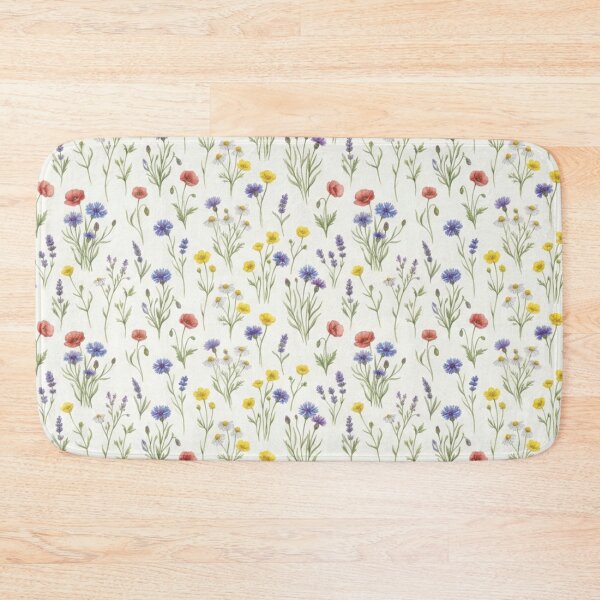 Item preview, Watercolor Wildflower Seamless Pattern - Cottagecore Meadow Flowers designed and sold by FashioonTrends.
