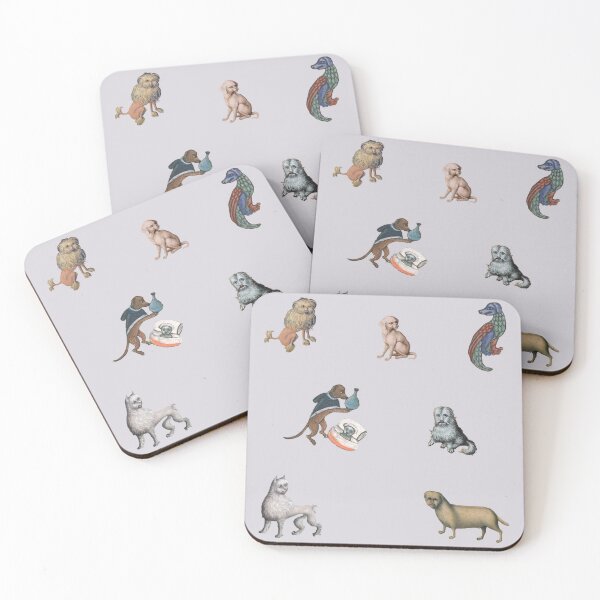 Item preview, medieval dogs sticker pack designed and sold by mooneko.