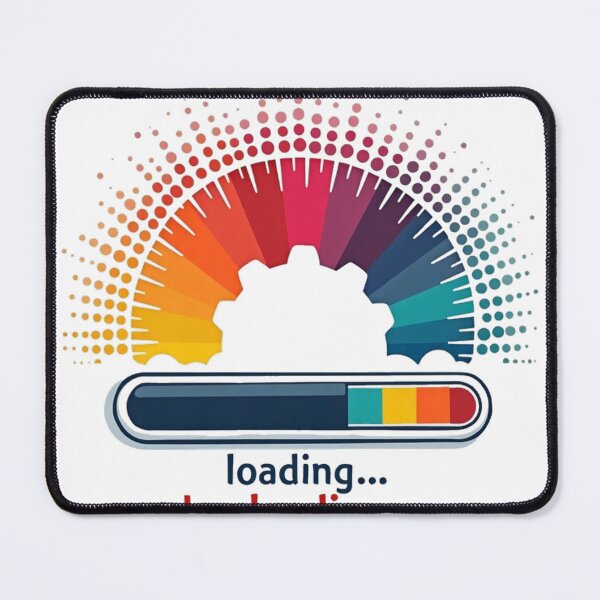 Item preview, Joy Loading Retro Tech Neon Message designed and sold by Art&Fun.