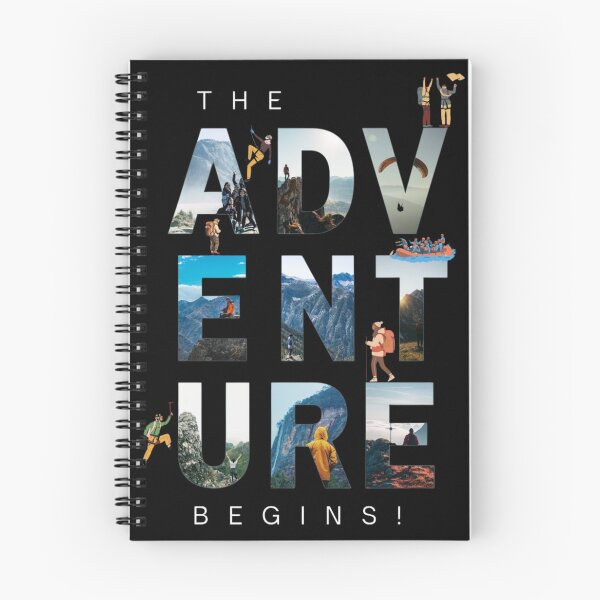 Item preview, Adventure Begins Typography T-Shirt | Travel Adventure Quote Graphic designed and sold by RajDeals.