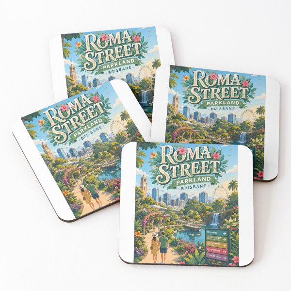 Item preview, Roma Street Parkland Brisbane Gardens and City Skyline designed and sold by Aryabek.