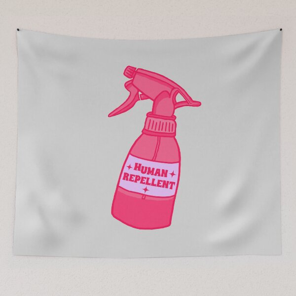 Artikelvorschau, Menschenabwehr-Sprühflasche mit frechem Humor entworfen und verkauft von CamilasPrints.