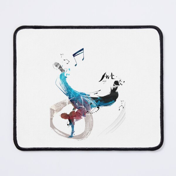 Item preview, Breakdance B-Boy – Blue and Red Watercolor Splatter Art designed and sold by RaresS.