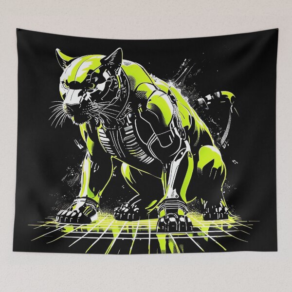 Item preview, Neon Cyber Panther designed and sold by ONYX Pixee.