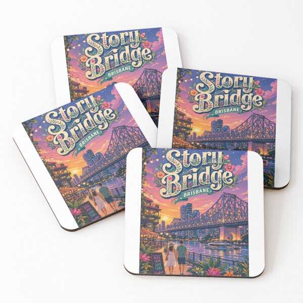 Item preview, Story Bridge Brisbane River and Kangaroo Point Twilight designed and sold by Aryabek.