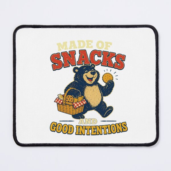 Item preview, Made of Snacks and Good Intentions designed and sold by Peak Pop Studio..