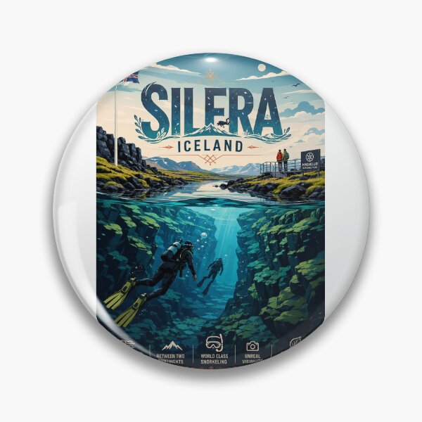 Item preview, Silfra Fissure Thingvellir National Park Iceland Between Continents designed and sold by Aryabek.
