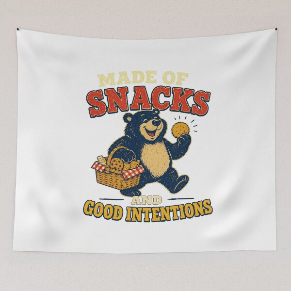 Item preview, Made of Snacks and Good Intentions designed and sold by Peak Pop Studio..