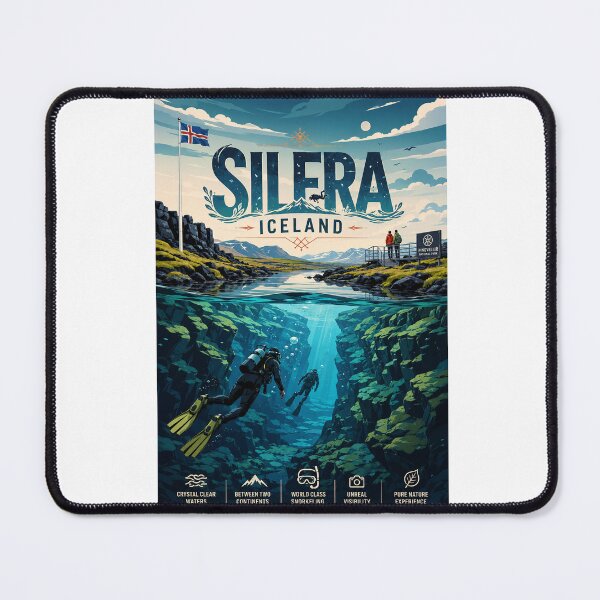 Item preview, Silfra Fissure Thingvellir National Park Iceland Between Continents designed and sold by Aryabek.