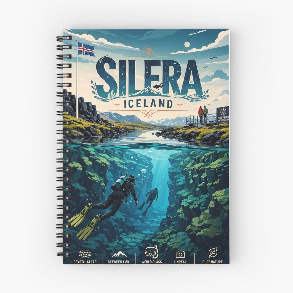 Item preview, Silfra Fissure Thingvellir National Park Iceland Between Continents designed and sold by Aryabek.