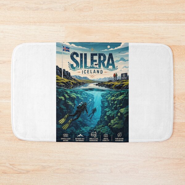 Item preview, Silfra Fissure Thingvellir National Park Iceland Between Continents designed and sold by Aryabek.