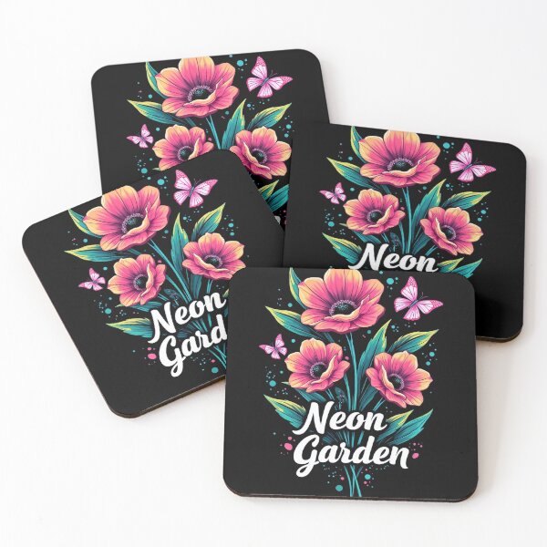 Item preview, Neon Garden Electric Floral Maximalist Design designed and sold by Art&Fun.