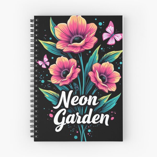 Item preview, Neon Garden diseño floral maximalista eléctrico designed and sold by Art&Fun.
