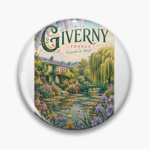 Item preview, Giverny Claude Monet Garden Normandy France designed and sold by Aryabek.