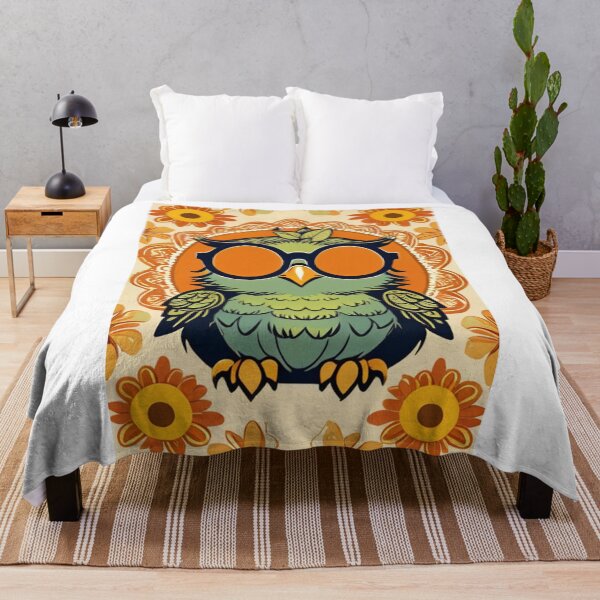 Item preview, Art - Modern Owl, Pop Illustration with Vibrant Colors designed and sold by World-Pets.