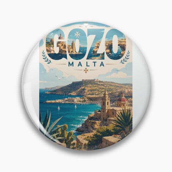 Item preview, Gozo Malta Mediterranean Coast and Victoria Skyline designed and sold by Aryabek.