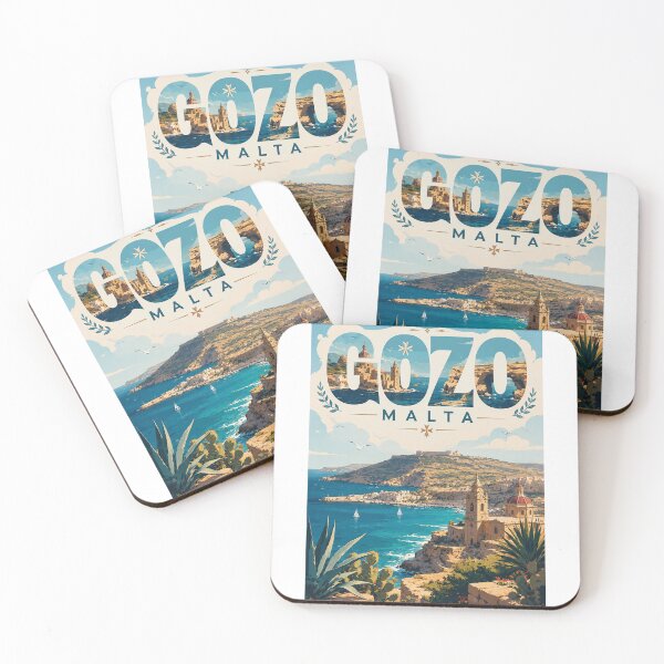 Item preview, Gozo Malta Mediterranean Coast and Victoria Skyline designed and sold by Aryabek.