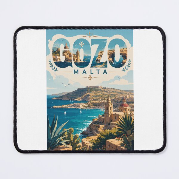 Item preview, Gozo Malta Mediterranean Coast and Victoria Skyline designed and sold by Aryabek.