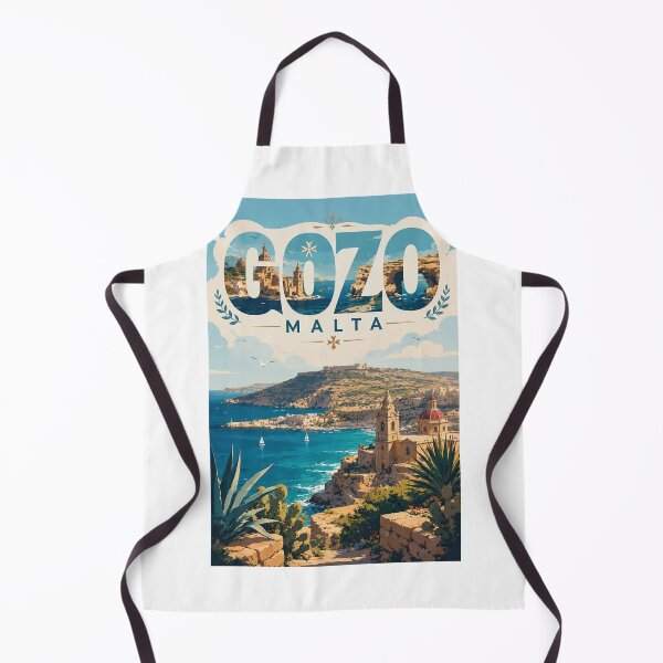 Item preview, Gozo Malta Mediterranean Coast and Victoria Skyline designed and sold by Aryabek.
