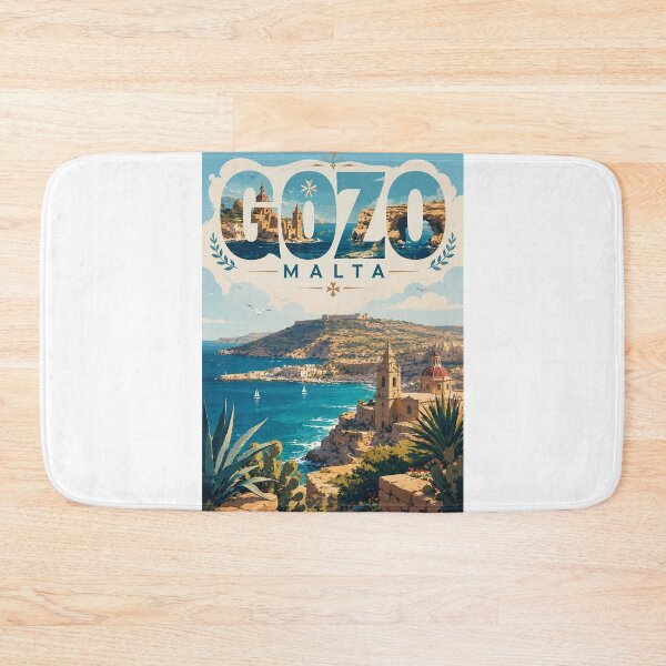 Item preview, Gozo Malta Mediterranean Coast and Victoria Skyline designed and sold by Aryabek.