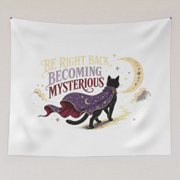 Item preview, Be Right Back, Becoming Mysterious designed and sold by Peak Pop Studio..