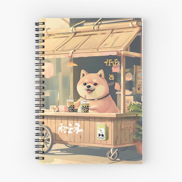 Item preview, Shiba's Matcha Boba Shop designed and sold by ONYX Pixee.