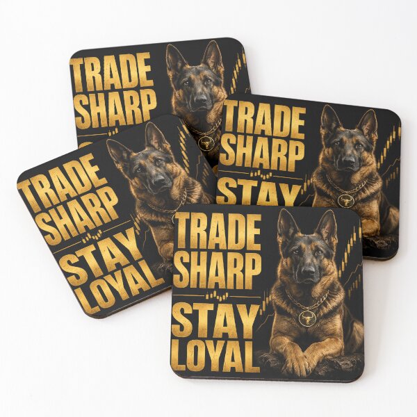 Item preview, Trade Sharp Stay Loyal German Shepherd Trader Shirt Forex Trading Dog Gift designed and sold by PipForgeStudio .