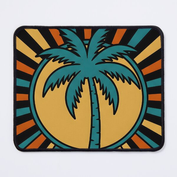 Item preview, Retro Summer Palm Tree Sunset – Vintage Tropical Beach Vacation designed and sold by fawzimorsy.