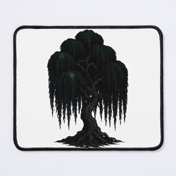 Item preview, Ancient Weeping Willow Tree Dark Anime Sticker Design designed and sold by Dhenin Studio.