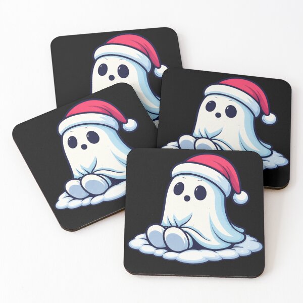 Item preview, Cute Christmas Ghost Winterween Cartoon designed and sold by DustyCuriositie.